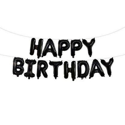 16" Happy Birthday Balloon Rose Gold Foil Balloons Birthday Party Decorations
