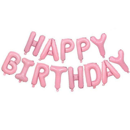16" Happy Birthday Balloon Rose Gold Foil Balloons Birthday Party Decorations