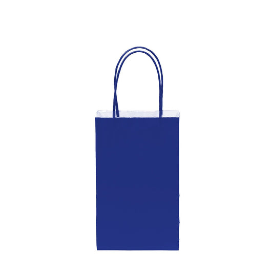 12 pcs- Solid Royal Blue Color Kraft Bag 5" x 8.25"